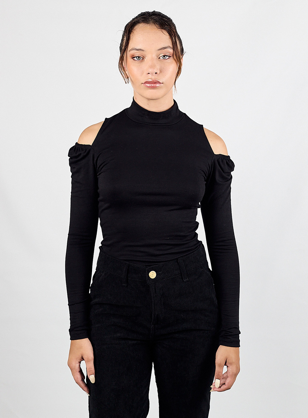Polera sin hombros