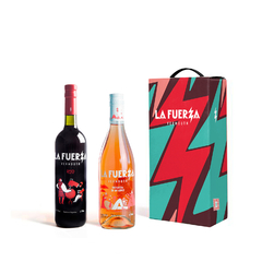 Caja 2 botellas de La Fuerza (1 Rojo + 1 Primavera)