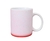 Caneca porcelana splash - 325 ml vermelha