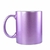 Caneca porcelana perolada - 325 ml lilas