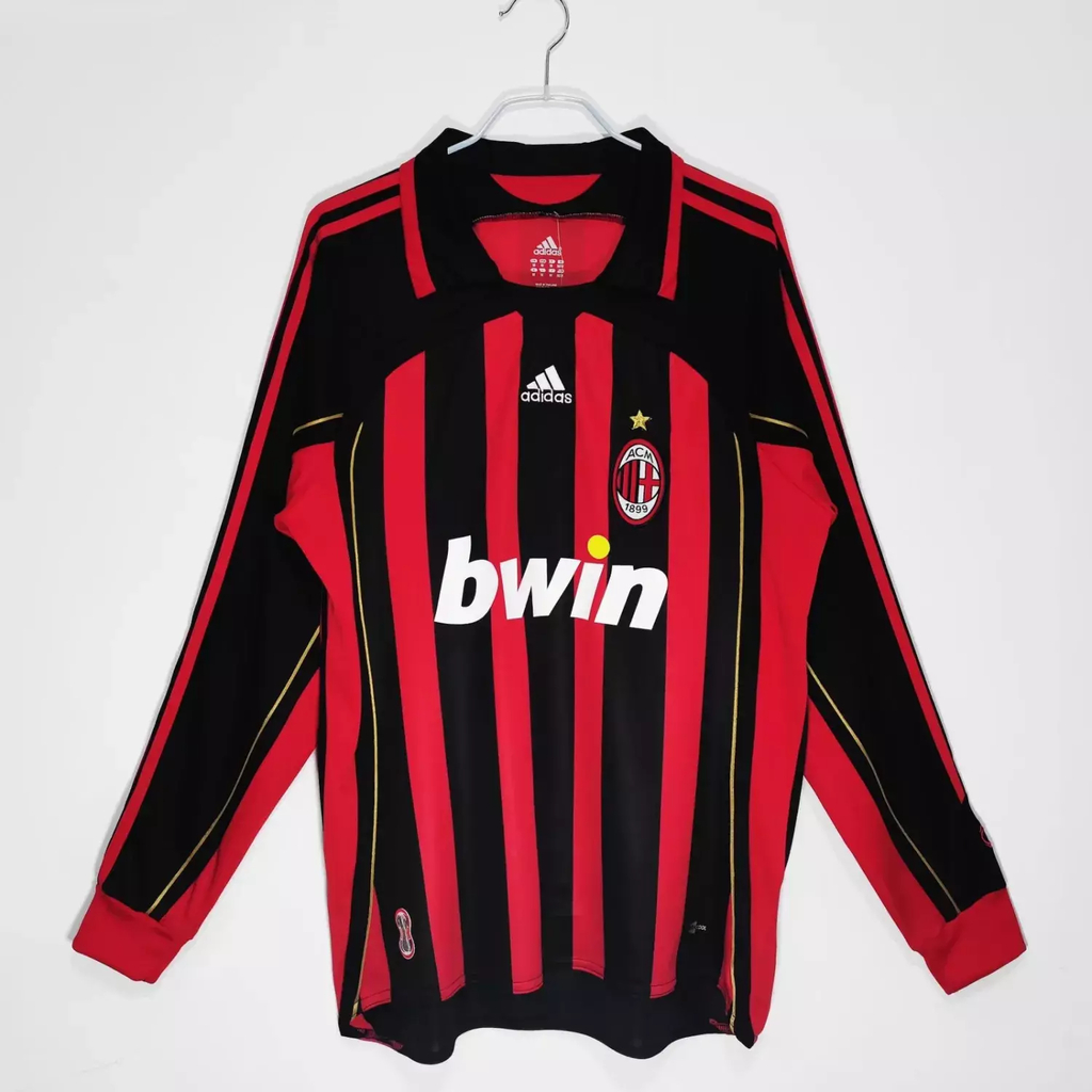 Encargo Camiseta AC Milan 06 07 Titular Manga Larga RETRO