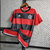 Camisa Flamengo I 23/24 Torcedor Adidas Masculina - Vermelho e Preto - Boleirama I VISTA SUA PAIXÃO