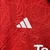 Camisa Manchester United I 23/24 -Torcedor Adidas Feminina - Vermelha com detalhes em preto e branco - Boleirama I VISTA SUA PAIXÃO