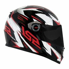 CAPACETE LS2 CLASSIC DRAZE VERMELHO FF358