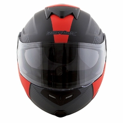 CAPACETE NORISK ROUTE FF345 STROKE MATT BLACK/GREY/RED - comprar online