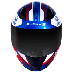 CAPACETE FF353 RAPID STRATUS BLUE RED WHITE - comprar online