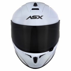 CAPACETE ASX DRAKEN SOLID BRILHO BRANCO - comprar online