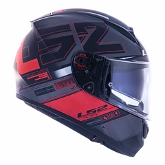 CAPACETE LS2 FF397 VECTOR FREQUENCY VERMELHO