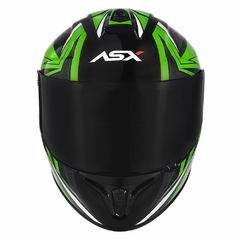 CAPACETE ASX DRAKEN VECTOR BRILHO PRETO/VERDE/BRANCO - comprar online