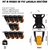 Kit 10 Rodizios Giratórios De PVC 80Kg Reforçados 3" 76mm - comprar online