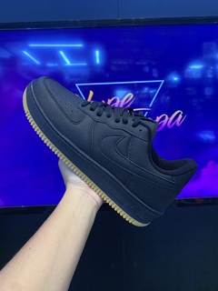 Air Force Preto Solado Marrom Hype da tropa