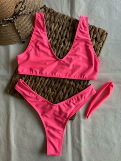 Conjunto Bikini Top c/Lazo (2 en 1) y Less en V - BKH625/1 - tienda online