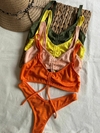 Conjunto Bikini MORLEY c/Frunce y Less en V - BKH710/1