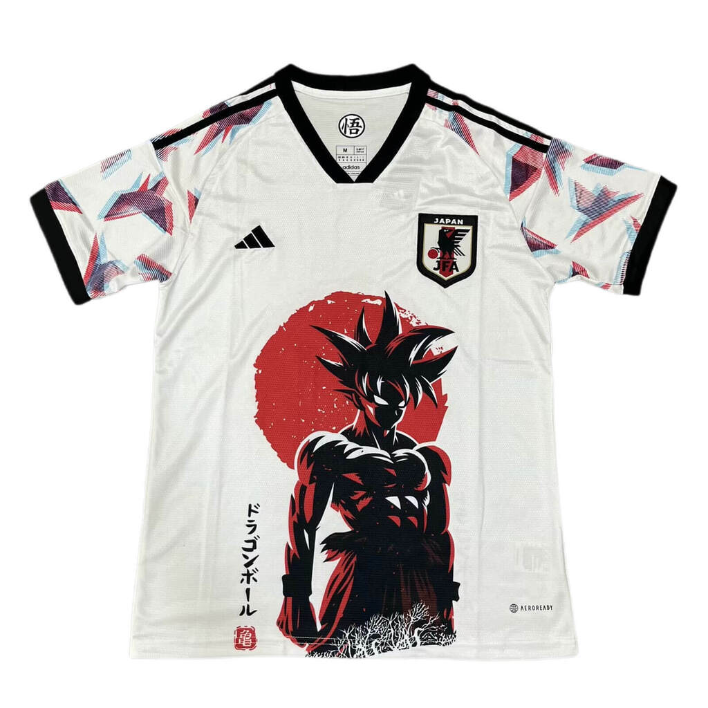 Japan Dragon Ball Goku 24 25 Shirt Men s Adidas Fan White
