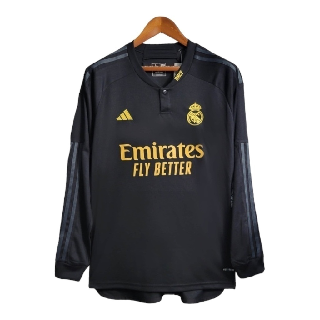 Real Madrid III 23 24 Long Sleeve Shirt Men s Adidas Fan