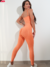 CATSUIT LISO importado Push Up modelo Luna Naranja - comprar online