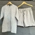 Conjunto GOOD OVERSIZE GRIS CLARO - (short + remera)