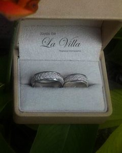 argollas de matrimonio, en filigrana momposina, plata ley 950, Mompos, Mompox, Joyas de la Villa