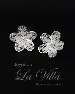 aretes en filigrana momposina, plata ley 950, Mompos, Mompox, aretas, joyas de la villa