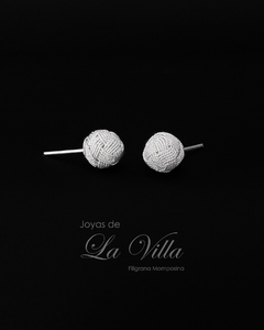 aretes en filigrana momposina, plata ley 950, Mompos, Mompox, aretas, joyas de la villa