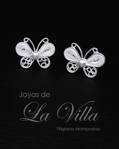 aretes en filigrana momposina, plata ley 950, Mompos, Mompox, aretas, joyas de la villa