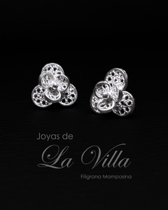 aretes en filigrana momposina, plata ley 950, Mompos, Mompox, aretas, joyas de la villa