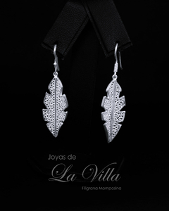 aretes en filigrana momposina, plata ley 950, Mompos, Mompox, aretas, joyas de la villa