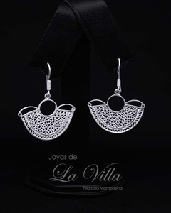 aretes en filigrana momposina, plata ley 950, Mompos, Mompox, aretas, joyas de la villa