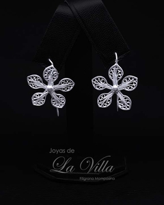 aretes en filigrana momposina, plata ley 950, Mompos, Mompox, aretas, joyas de la villa