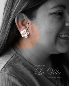 aretes en filigrana momposina, plata ley 950, Mompos, Mompox, aretas, joyas de la villa