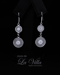 aretes en filigrana momposina, plata ley 950, Mompos, Mompox, aretas, joyas de la villa