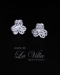 aretes en filigrana momposina, plata ley 950, Mompos, Mompox, aretas, joyas de la villa