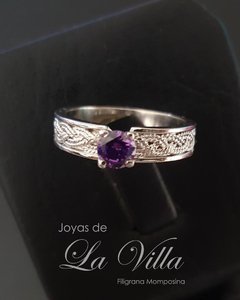 anillo en filigrana momposina, anillo de compromiso, oro, plata, Mompos, Mompox, joyas de la villa