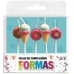 Velas Formas Set Donut