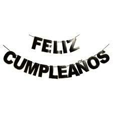 Banderín Letras "Feliz Cumpleaños" - tienda online