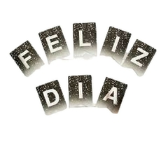 "Felíz día" confetti