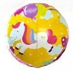 Globo Esfera Personaje Unicornio 18´´