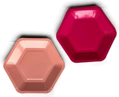 Plato Polipapel Hexagonal x unidad