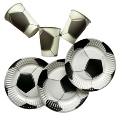 Plato polipapel Football x unidad - comprar online