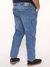 Calça Masculina Jeans Lycra Plus Size Skinny - Stone - loja online