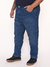 Calça Masculina Jeans Lycra Plus Slim - Hiper Destroyed na internet