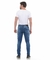 Calça Masculina Jeans Lycra Skinny - Destroyed na internet