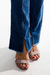 Calça Jeans Feminina Flare Com Aplicação na internet