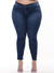 Calça Feminina Jeans Lycra Plus Skinny