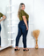 Calça Feminina Jeans Lycra Plus Cós Diferenciado - comprar online