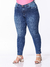 Calça Feminina Jeans Lycra Plus Skinny na internet