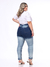 Calça Feminina Jeans Plus Size Skinny - comprar online