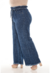 Calça Feminina Jeans Plus Wide Leg - comprar online