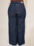 Calça Feminina Jeans Plus Wide Leg Cut Out - loja online