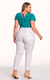 Calça Feminina Sarja Plus Size Mom Branco - comprar online